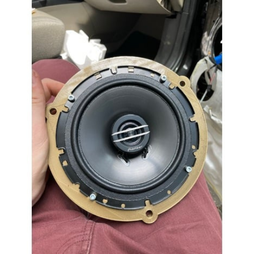 Fiat Grande Punto 199 Ön 17 cm Hoparlör adaptör halkası ABS Baskı 00026