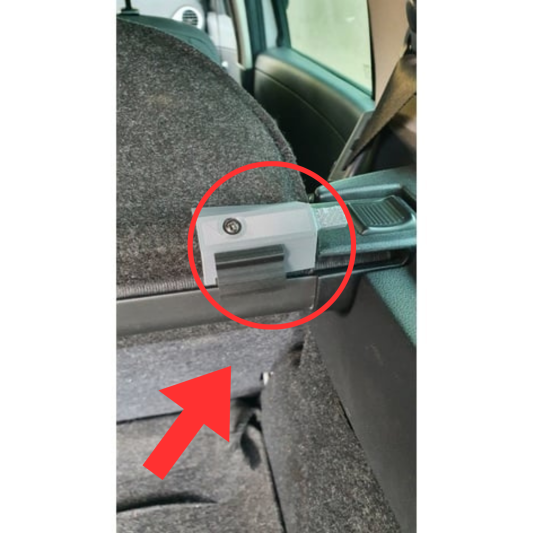 Renault Clio Estate arka Pandizot uç kapağı ABS BASKI 00050