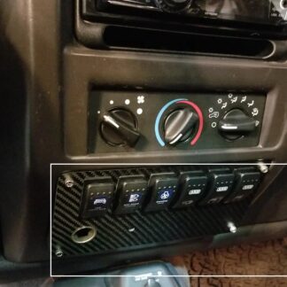 Jeep Wrangler Kül tablosu yerine anahtar paneli plastik aparatlar ABS Baskı 00142