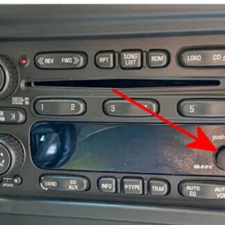 Chevy Silverado 03-06 Kamyon Radyo Düğmesi (4 adet) ABS Baskı 00211