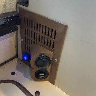 Karavanlar için 45 derecelik priz aparatı ABS Baskı 00250