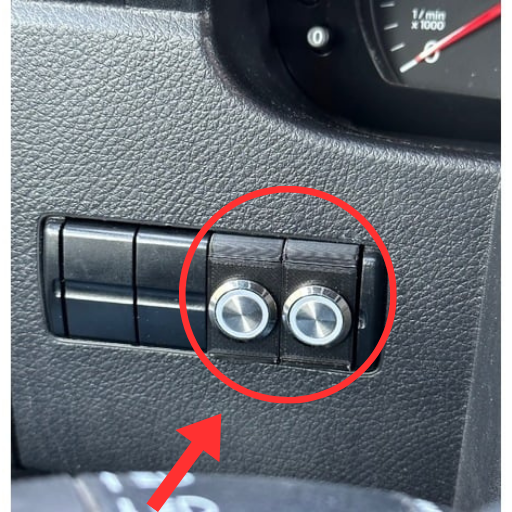 Sprinter Crafter Yan Düğme ABS Baskı 00031