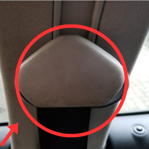 VW Mk4Golf Emniyet Kemeri Bağlantı Kapağı ABS BASKI 4 ADET 00036