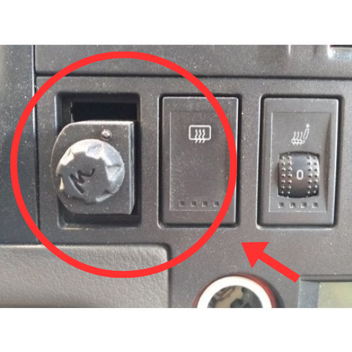 VW T4 Yan Düğme Plastiği ABS Baskı 00037