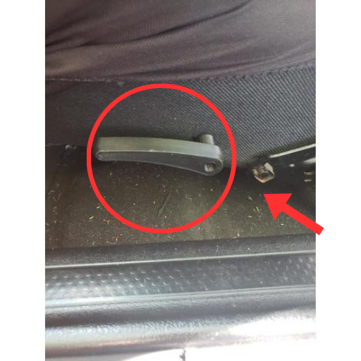 Vw Jetta 1997 Koltuk ayar kolu ABS Baskı 00038