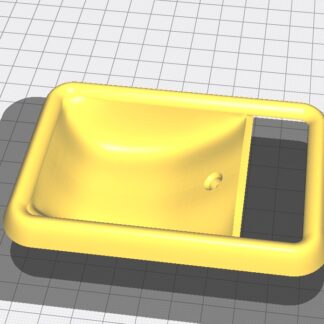 Mazda RX-7 iç kapı kolu kapağı ABS Baskı 00340