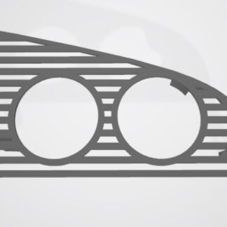 BMW e36 Orta Havalandırma podu 60 mm 2 Adet delik ABS Baskı 00381