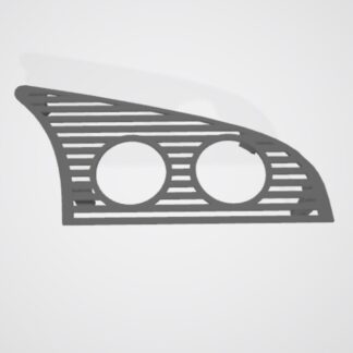 BMW e36 Orta Havalandırma podu 55 mm 2 Adet delik ABS Baskı 00382