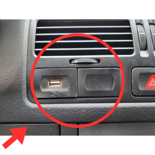 Golf MK4 USB Kapağı ABS Baskı 00048