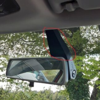 Octavia II için ön cam yağmur sensörü kapağı ABS Baskı 00032