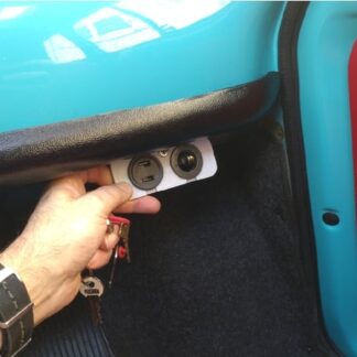 Fiat 500 için USB şarj aparatı Plastiği Abs Baskı 00060