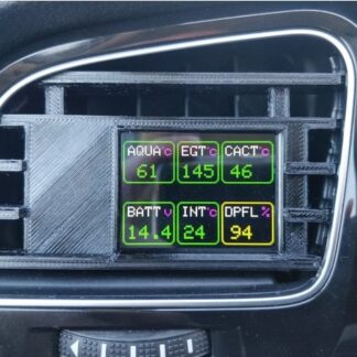 VW GOLF MK7 Kalorifer Izgara Gösterge Podu (Plastik) ABS Baskı 00035