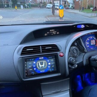 Honda Civic Hatchback double ekran çerçevesi ABS Baskı 00066