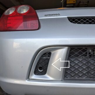 2003 Toyota MR2 için arka ızgara ekleri sağ sol ABS Baskı 00120