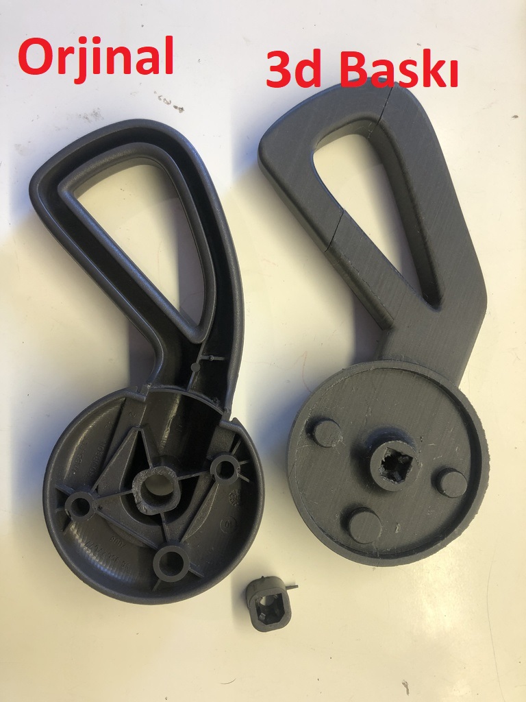 Peugeot 206 Koltuk Yatırma Kolu ABS Baskı 00724 - Görsel 2