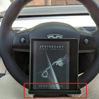 Tesla Model 3 ve Y Direksiyon Kindle Tutucu ABS Baskı 00392
