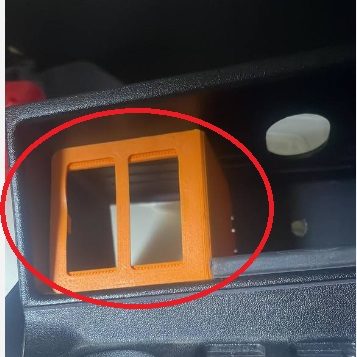 BMW E36 Anahtar paneli ABS Baskı 00395