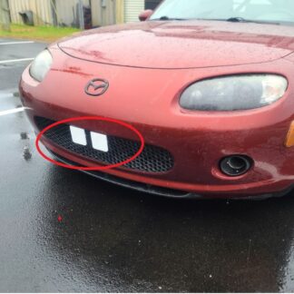 Mx5 ızgara dişleri Kare 2 adet ABS Baskı 00398