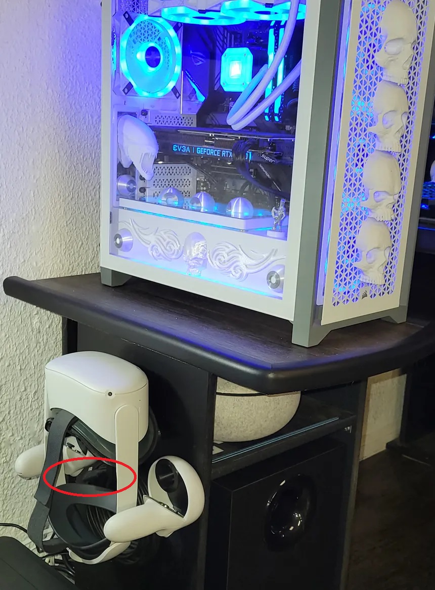 VR Duvar Montaj Aparatı ABS Baskı 00439