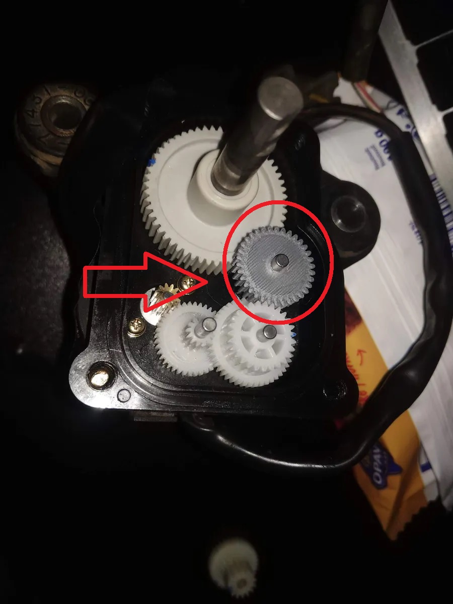 Yamaha dt 125 Egzoz Dişlisi ABS Baskı 00473