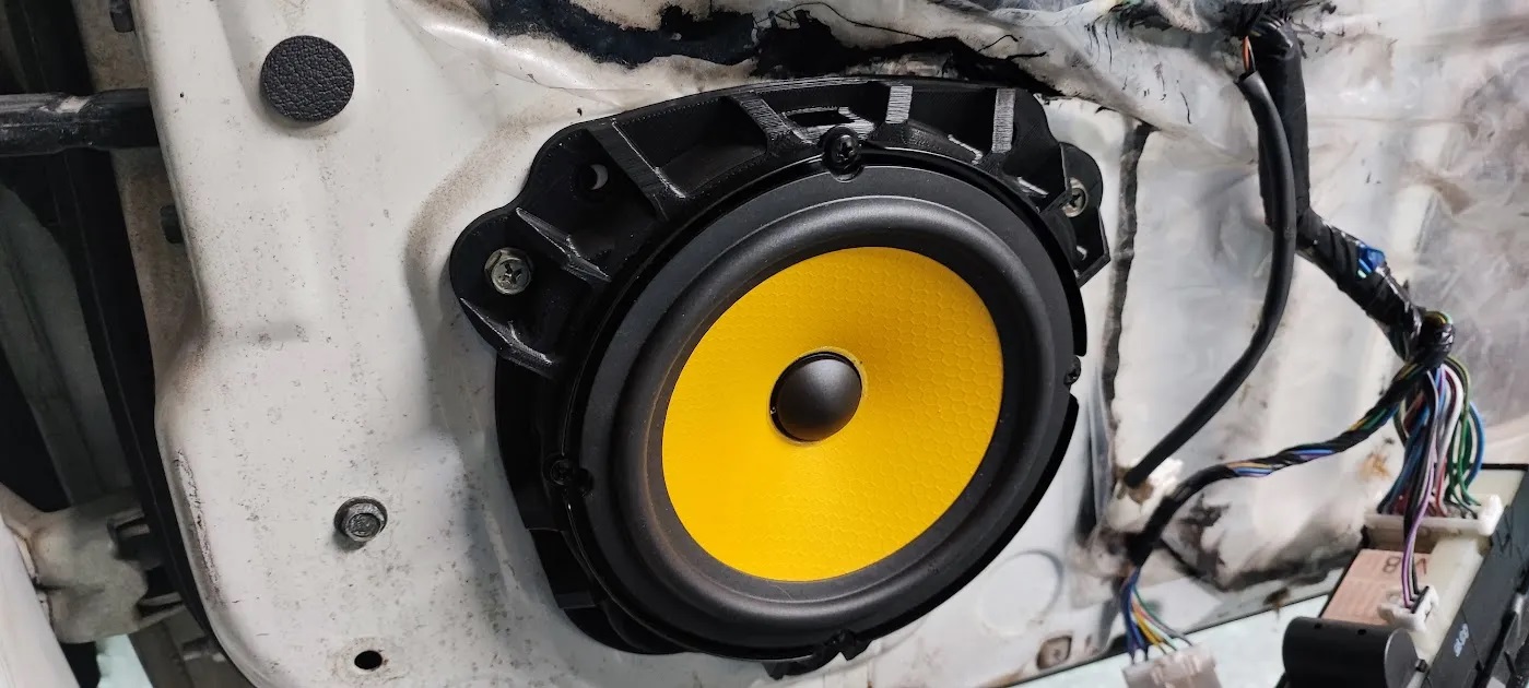 Nissan Stagea 6,5 İnch Hoparlör Braketi ABS Baskı 00476 - Görsel 2