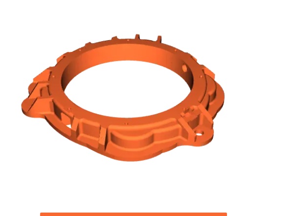 Nissan Stagea 6,5 İnch Hoparlör Braketi ABS Baskı 00476 - Görsel 3