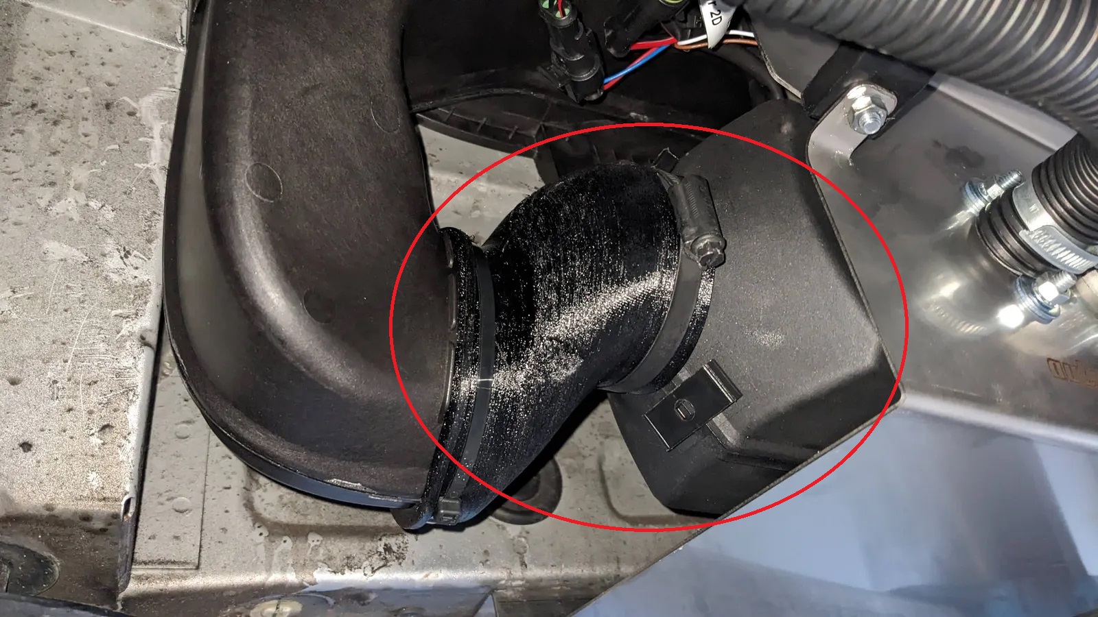 VW T5/T6 Hava Filtresi Borusu ABS Baskı 00484