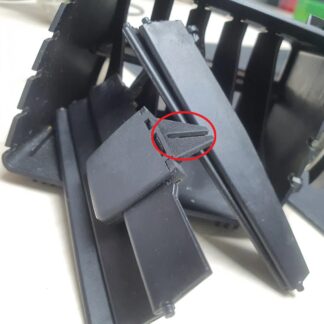 Renault Megane Mk III Havalandırma pini ucu ABS Baskı 5 adet 00495