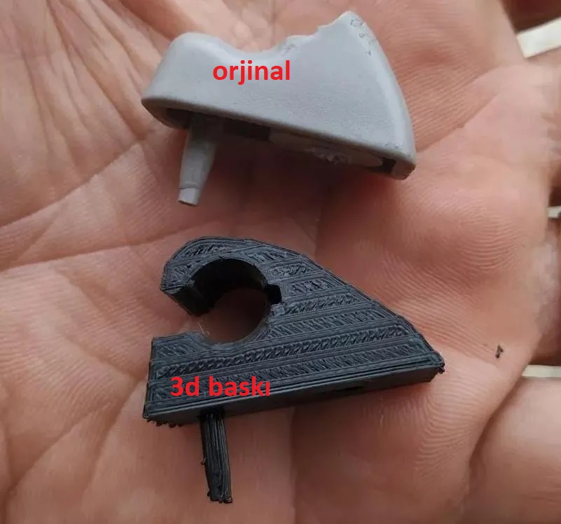 Chery QQ Güneşlik Klipsi 2 adet ABS Baskı 00500