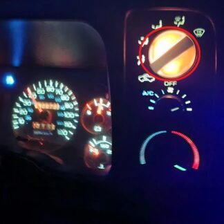 1994-1999 Dodge Klima Kontrol Düğmesi ABS Baskı 00507