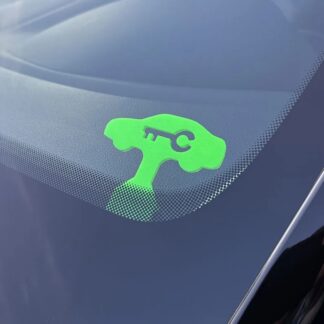 Araç Ön Cam Etiketi ABS Baskı 00520