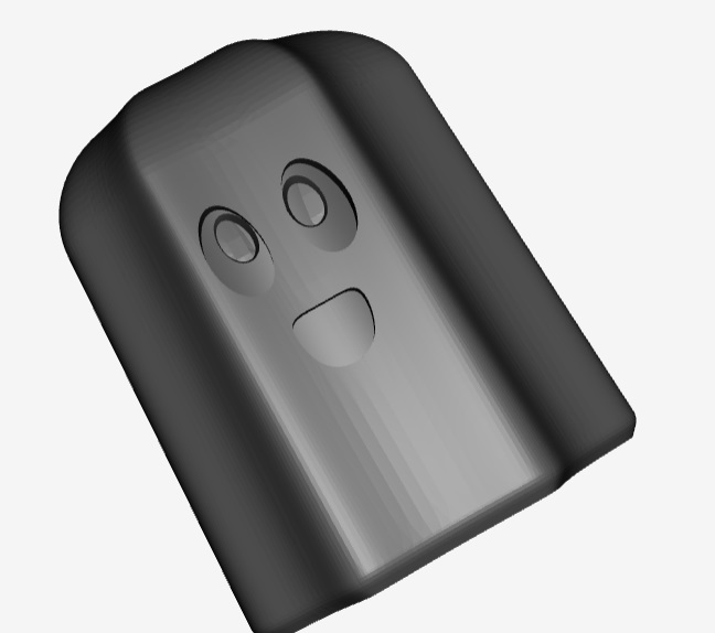 Bisiklet Sibop Kapağı Sevimli Hayalet 4 adet ABS Baskı 00538 - Görsel 2