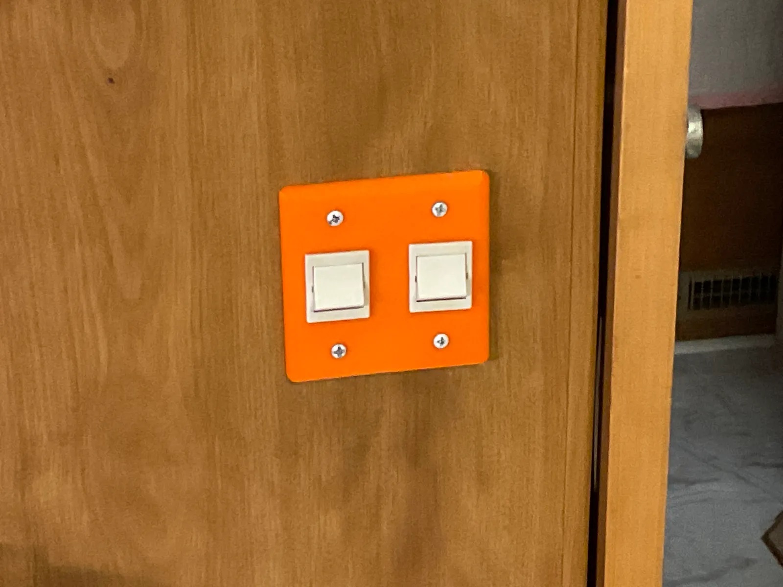 Karavan Düğme Montaj Braketi ABS Baskı 00539