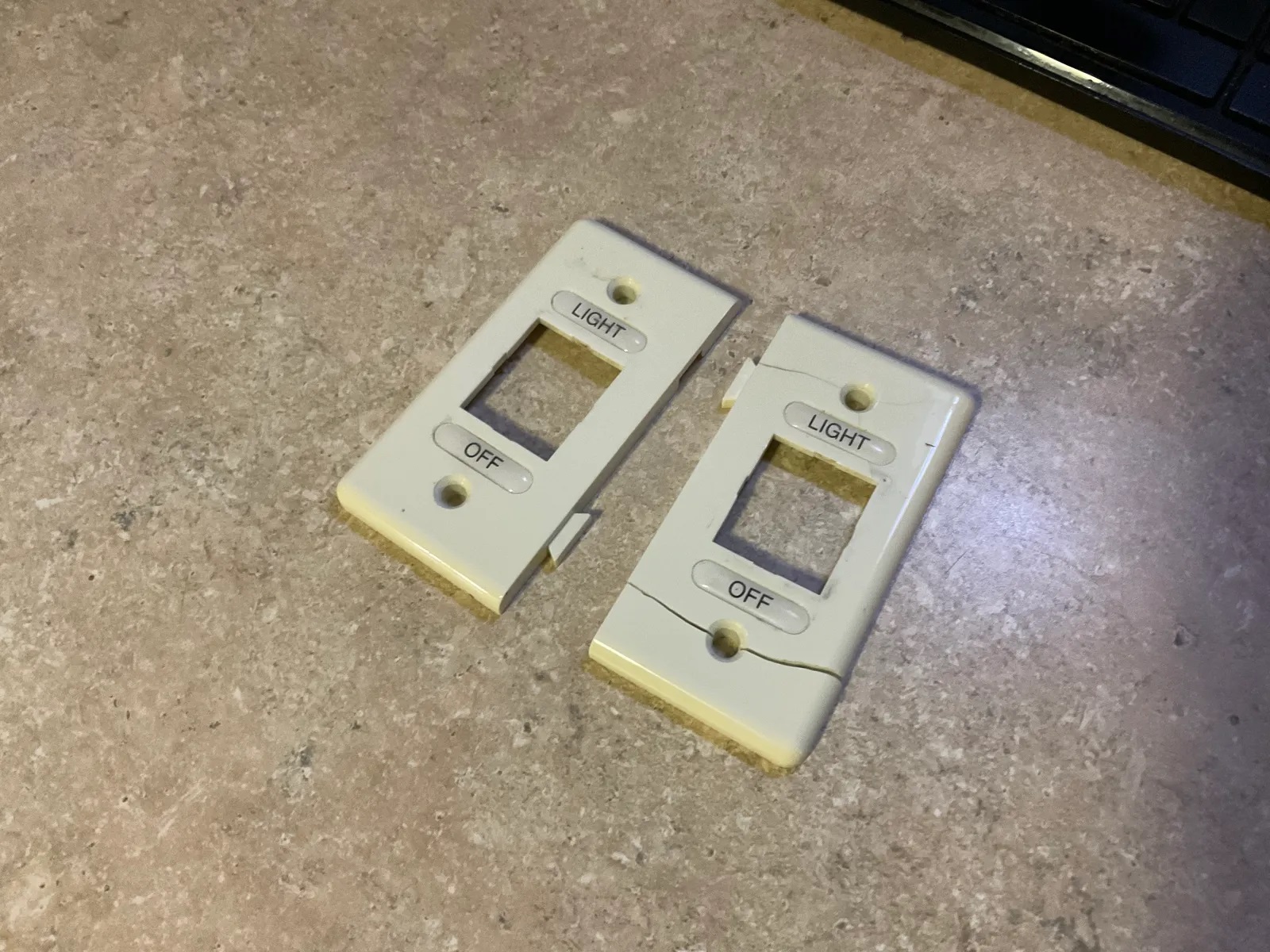 Karavan Düğme Montaj Braketi ABS Baskı 00539 - Görsel 2