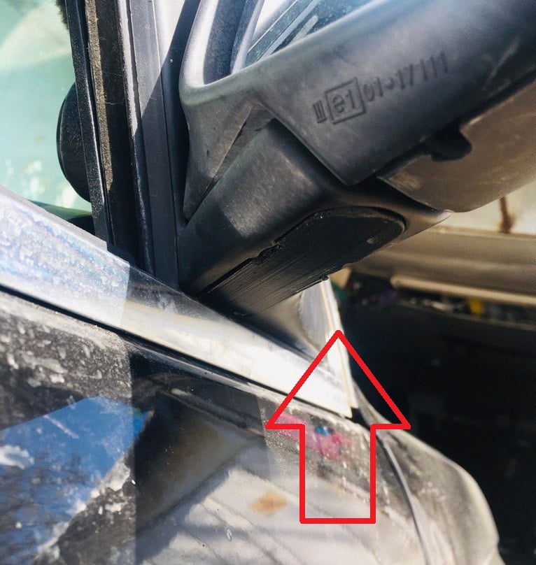 Bmw E30 Ayna Altı Kablo Kapakları sağ ve sol 2 adet ABS Baskı 00565