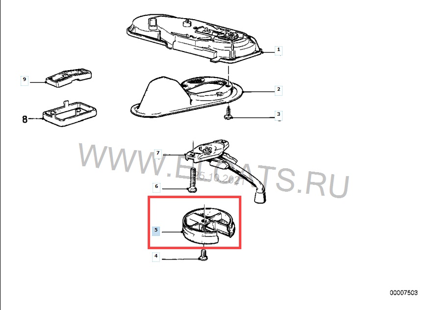 Bmw E30\E28\E21 Sunroof Kolu Plastik ABS Baskı 00567
