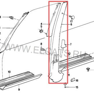 BMW Orta Çubuk Sabitleme Plastiği ABS Baskı 00569