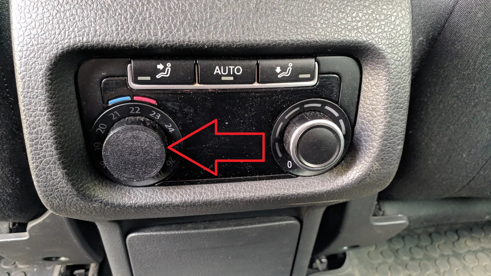 Seat Alhambra ve VW Sharan Uyumlu Klima Düğmesi ABS Baskı 00573