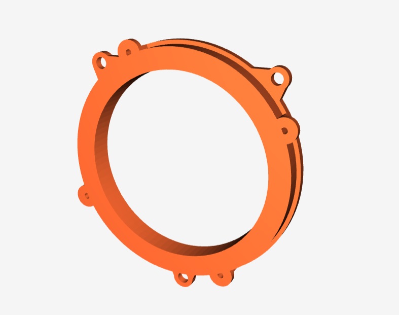 BMW F30 F31 Hoparlör Adaptörü 4 İnch ABS Baskı 00577