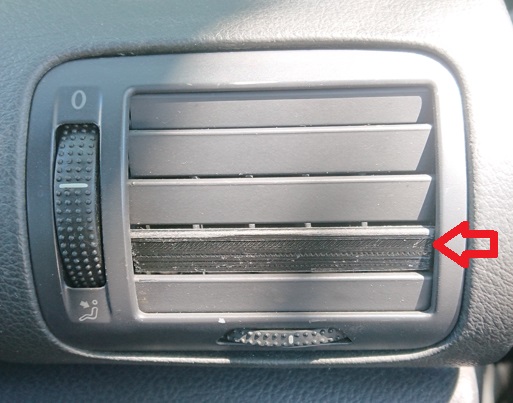 Passat b5 Klima Izgara Çubuğu Küçük ızgara 5 Adet ABS Baskı 00585