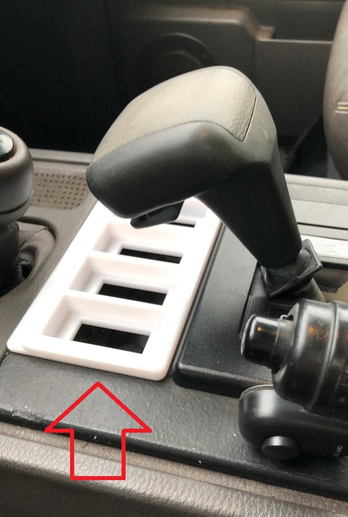 Range Rover Classic Düğme Braketi ABS Baskı 00593 - Görsel 2