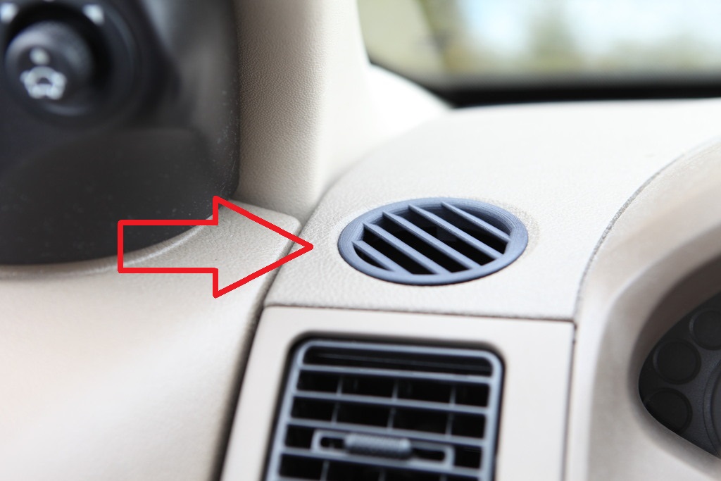 Ford Havalandırma Izgarası Sağ ve Sol ABS Baskı 00600 - Görsel 3