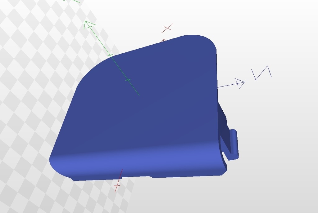 Renault Megane 2 2008 Ön Çeki Kancası Kapağı ABS Baskı 00608 - Görsel 2