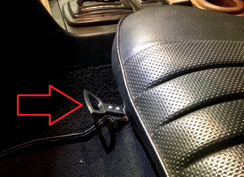 Mercedes W123 - W116 Koltuk Ayar Kolu ABS Baskı 00614