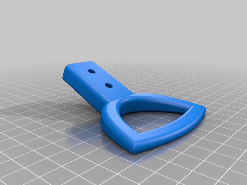 Mercedes W123 - W116 Koltuk Ayar Kolu ABS Baskı 00614 - Görsel 2