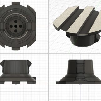 BMW Motor Kapakları ABS Baskı 4 Adet 00620