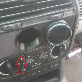 BMW E36 2 Li Pod Gösterge Montaj Braketi ABS Baskı 00626