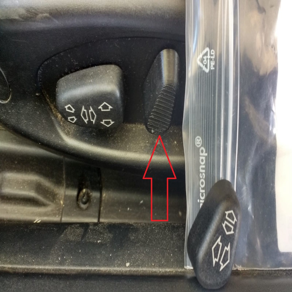 BMW E46 Koltuk Tuşu Plastik ABS Baskı Sağ ve Sol 00638