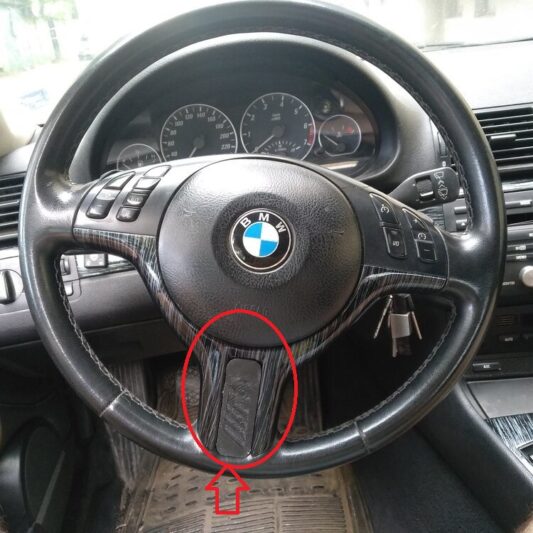 E46 direksiyon delik kapağı ABS Baskı 00641