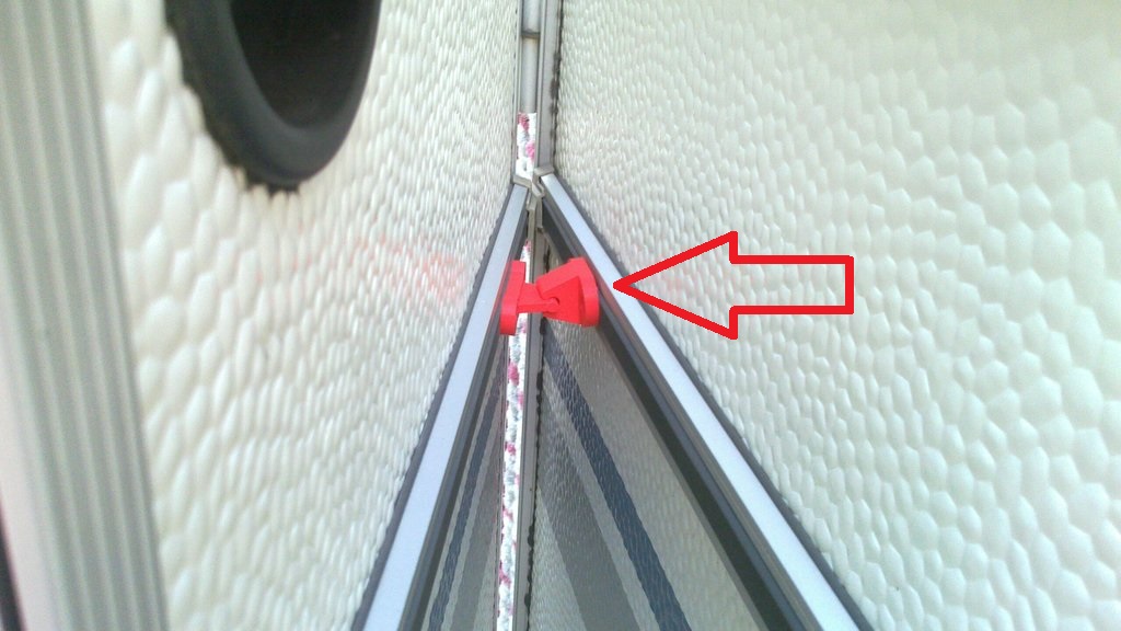 Karavan Kapı Tutma Aparatı ABS Baskı 00647